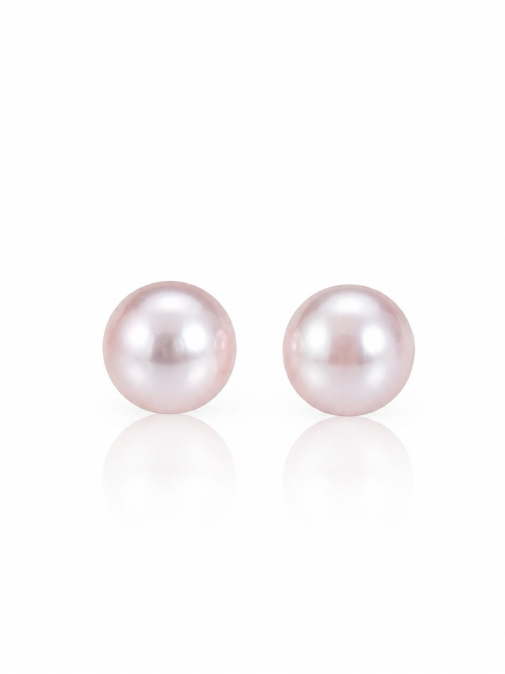 ⚜️ Elegant Pink Pearl Stud Earrings